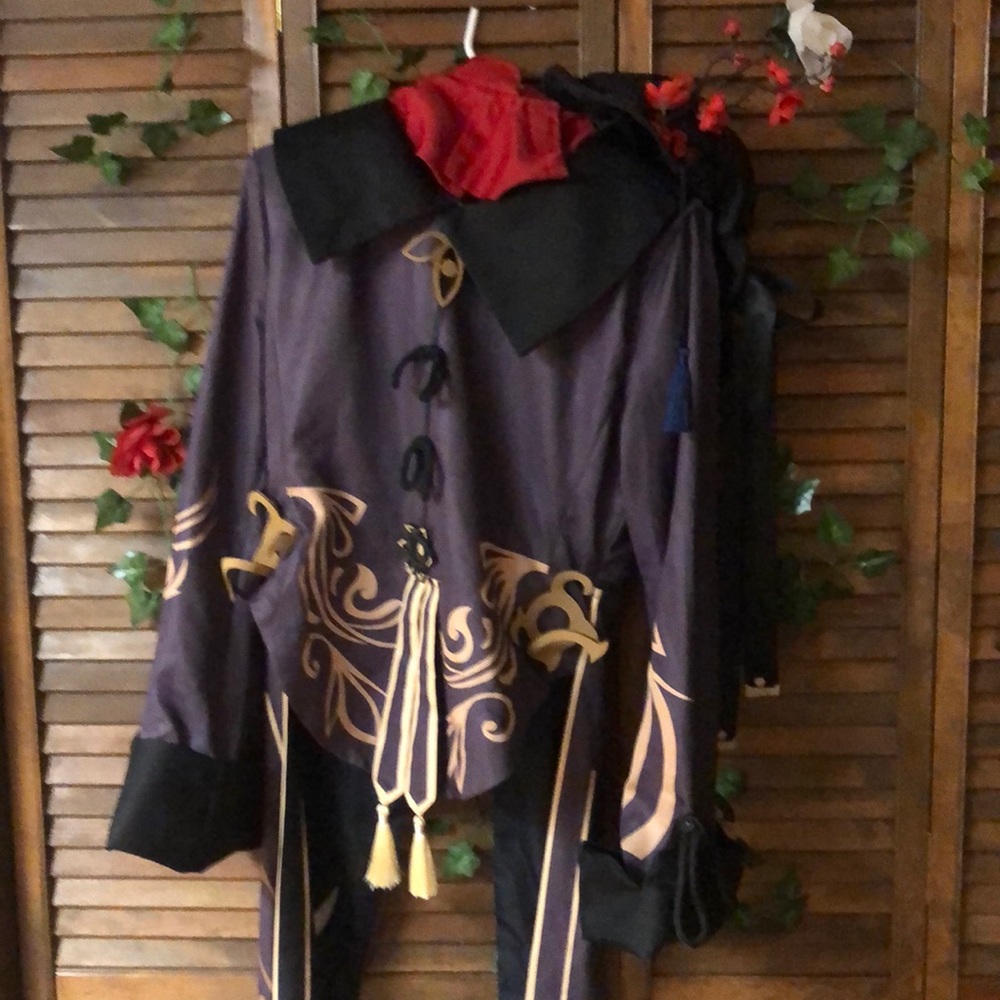 This is a Hu tao cosplay from Genshin impact